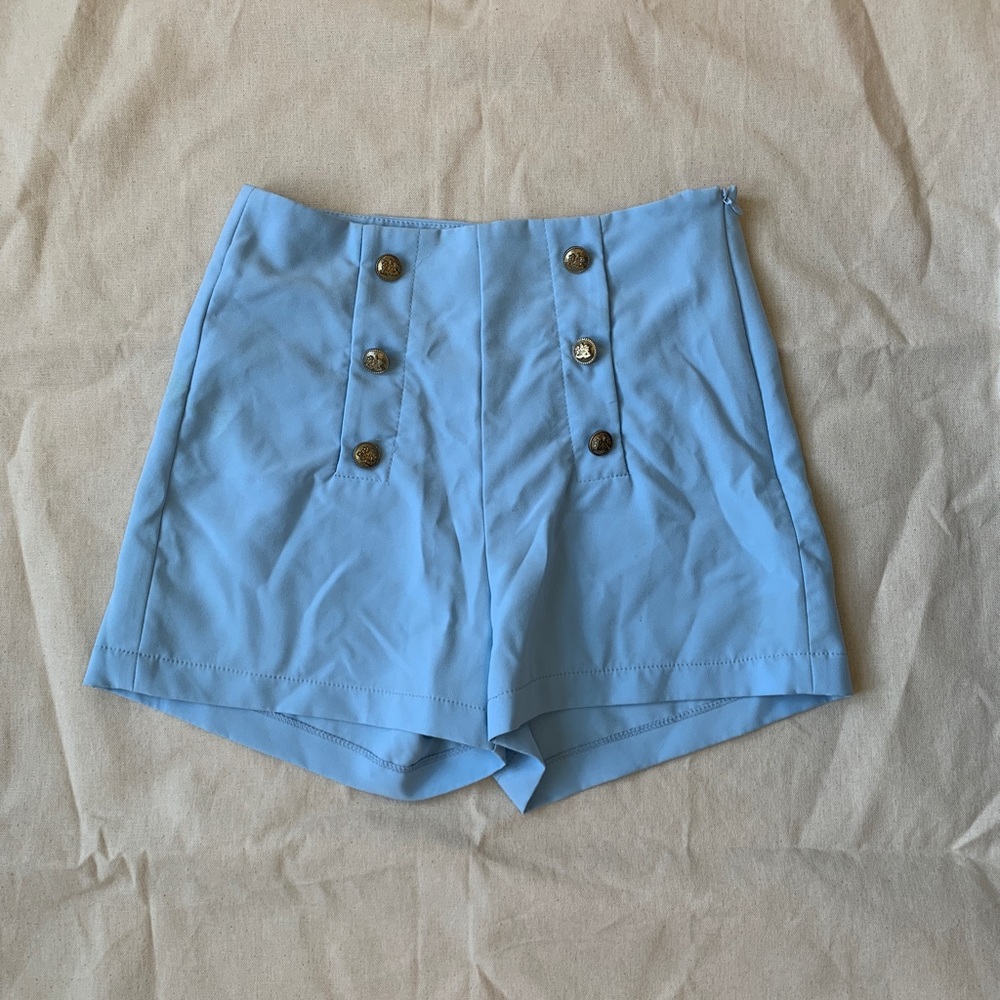 Blue shorts